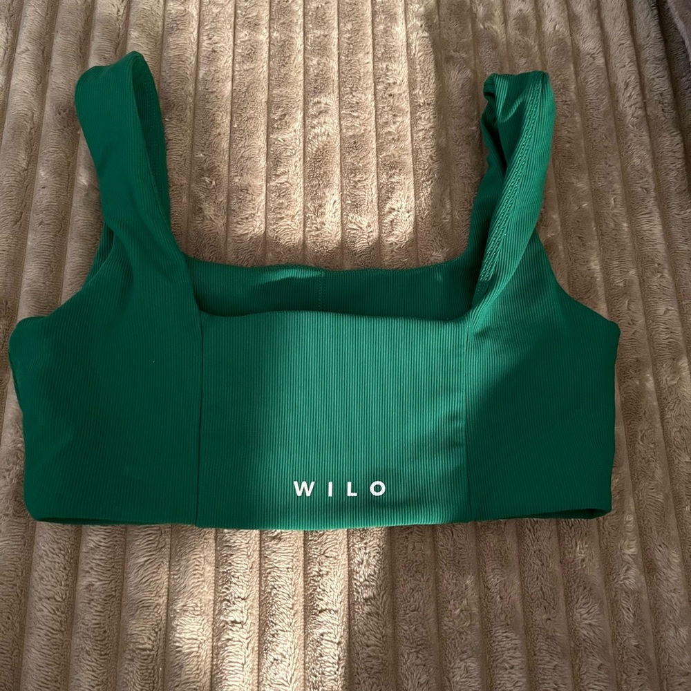 Wilo Green Ribbed padded sports bra - Picture 7 of 7